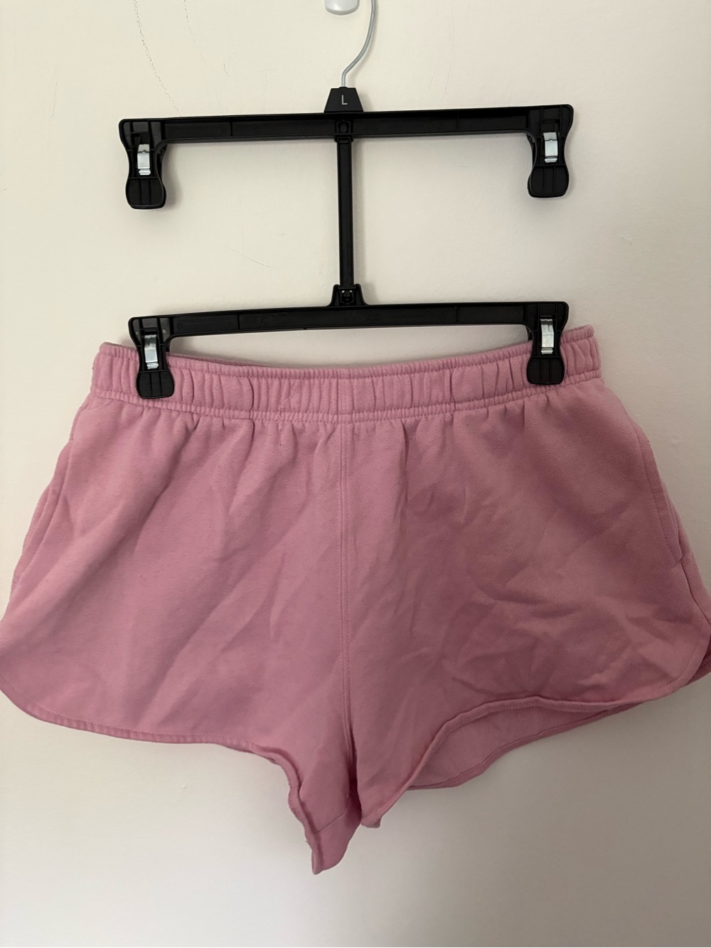 Aeropostale Pink Elastic-Waist Athletic Shorts